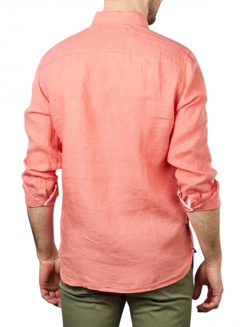 Tommy Hilfiger Pigment Dyed Linen Shirt Peach Dusk Tommy Hilfiger