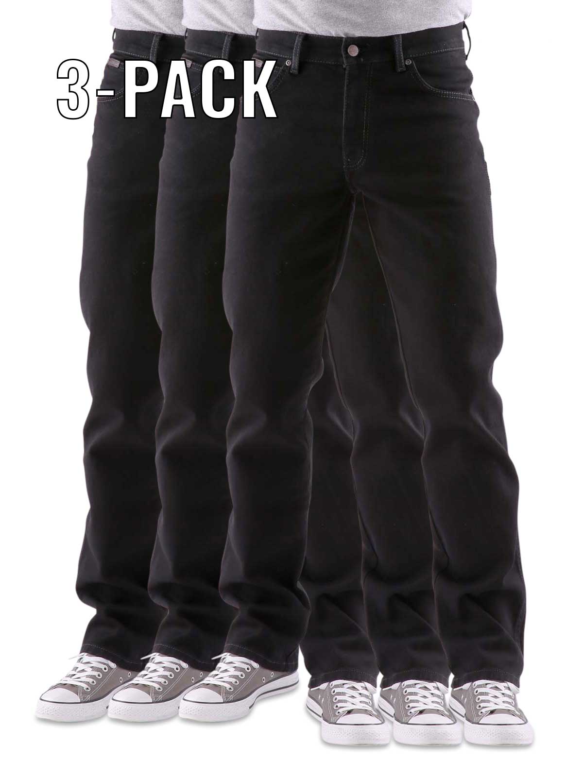 mens black wrangler stretch jeans