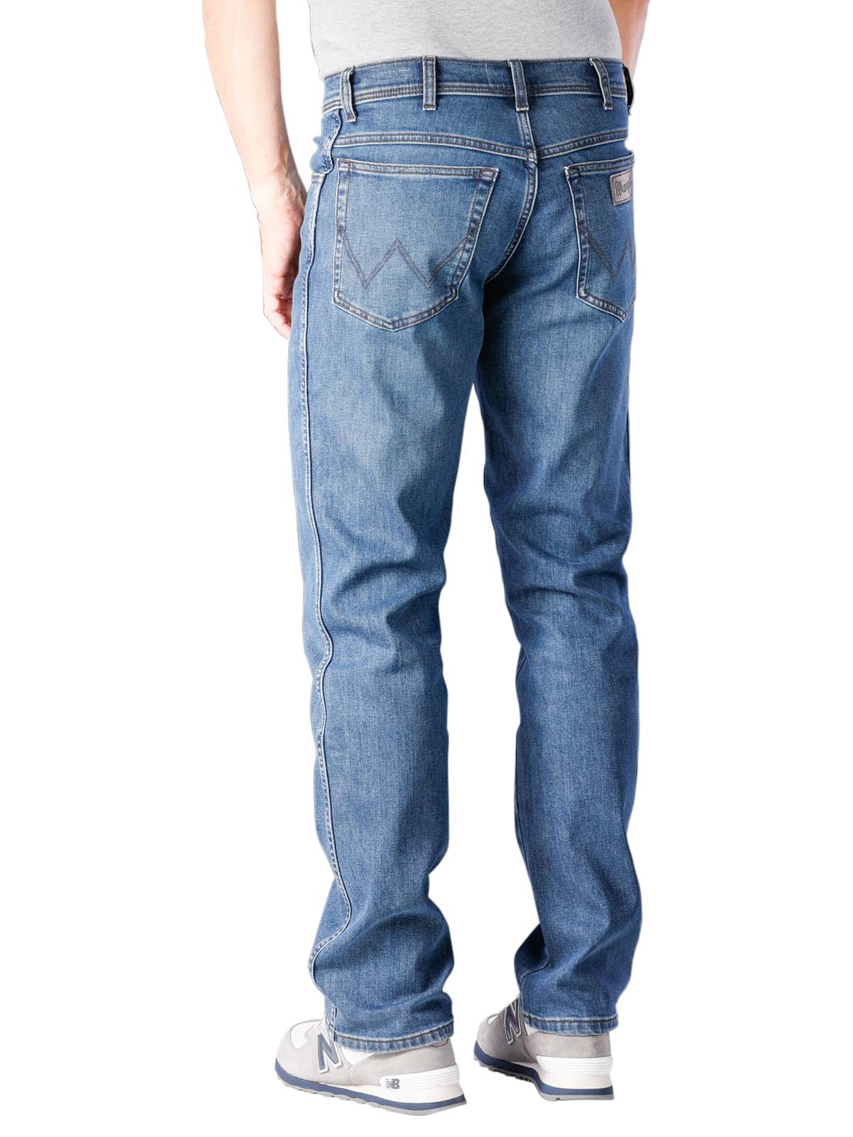 wrangler brushed denim jeans